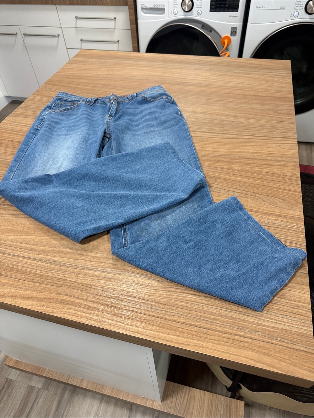 Flamingals wide leg barrel jean